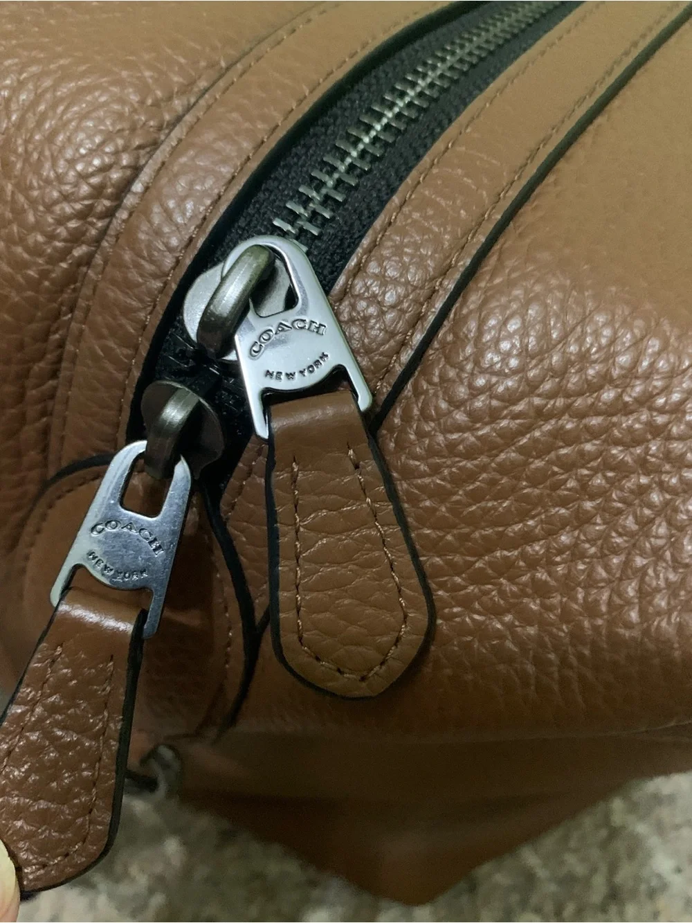 Coach Trekker Bag Pebble Leather Travel Duffel Bag - Like New 78129